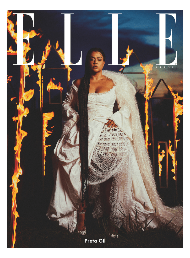 ELLE Brasil Vol. 15 (Mar/24) Capa Preta Gil