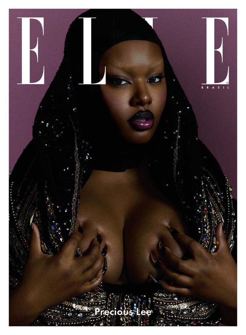 ELLE Brasil Vol. 13 (Set/23) Precious Lee: Capa Fundo Roxo