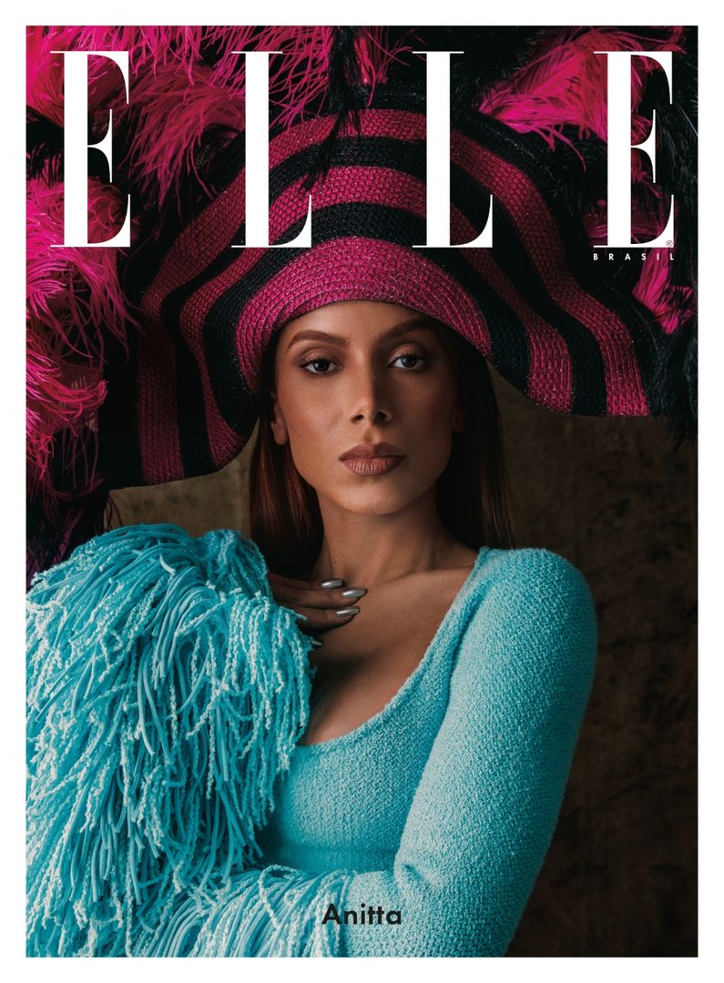 ELLE Brasil Vol. 12 (Mai/23) Capa Anitta (Chapéu Listrado)