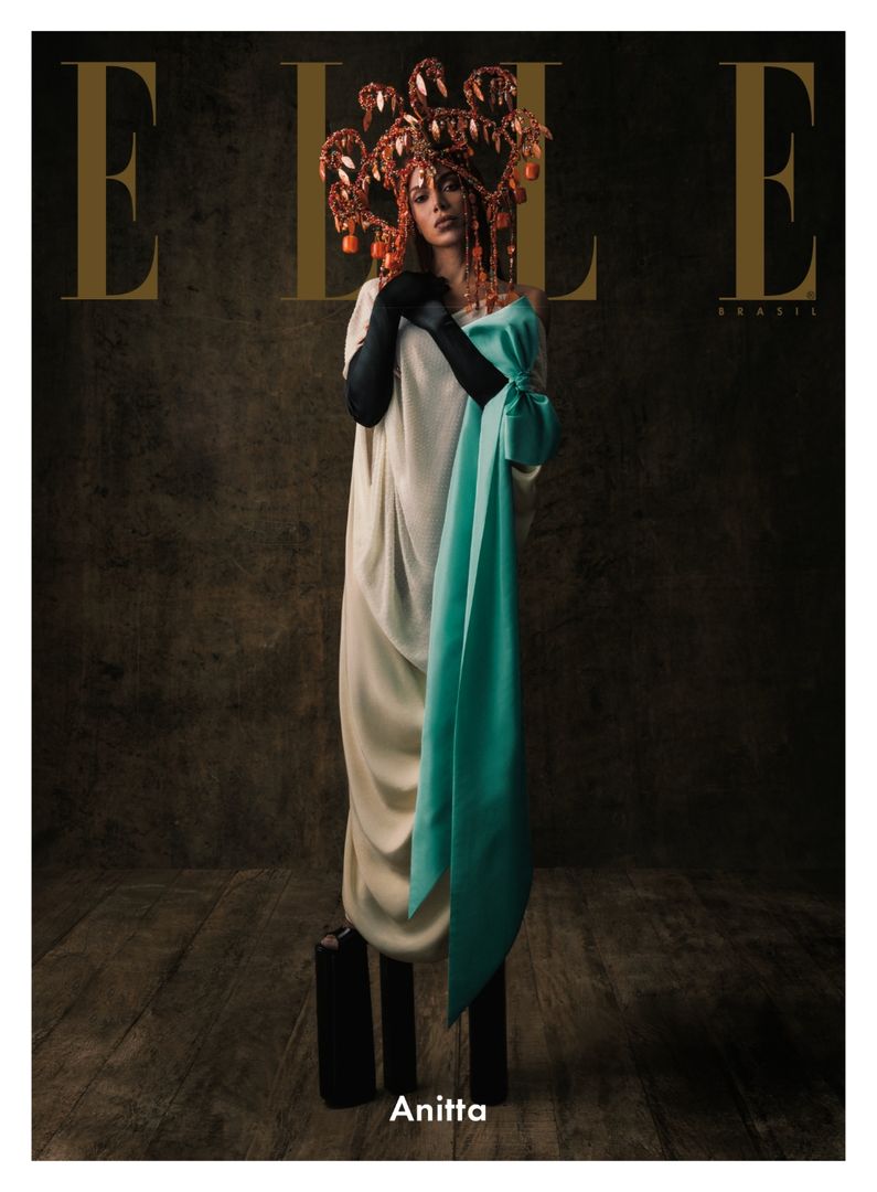 ELLE Brasil Vol. 12 (Mai/23) Capa Anitta (Vestido com Laço)