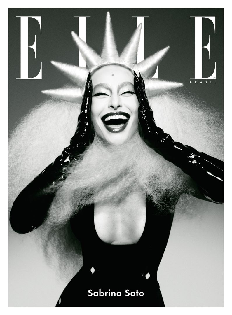 ELLE Brasil Vol. 10 (Dez/22) Capa Sabrina Sato (P&B)