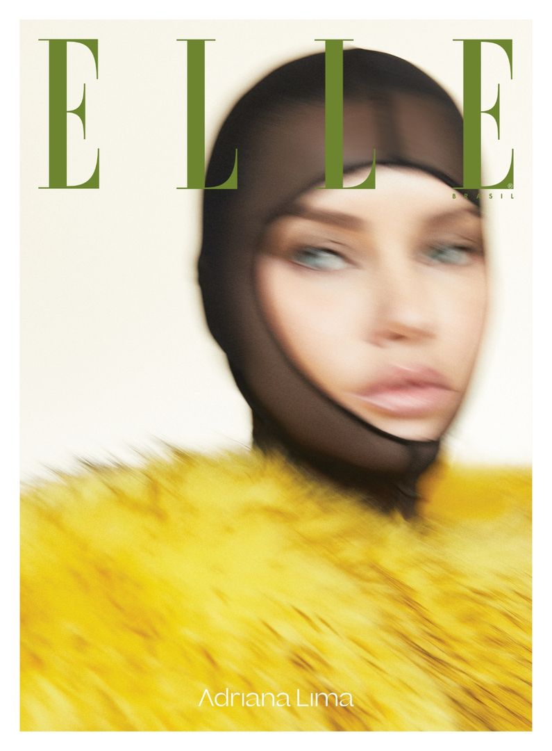 ELLE Brasil Vol. 8 (Mai/22) Adriana Lima: Capa Touca