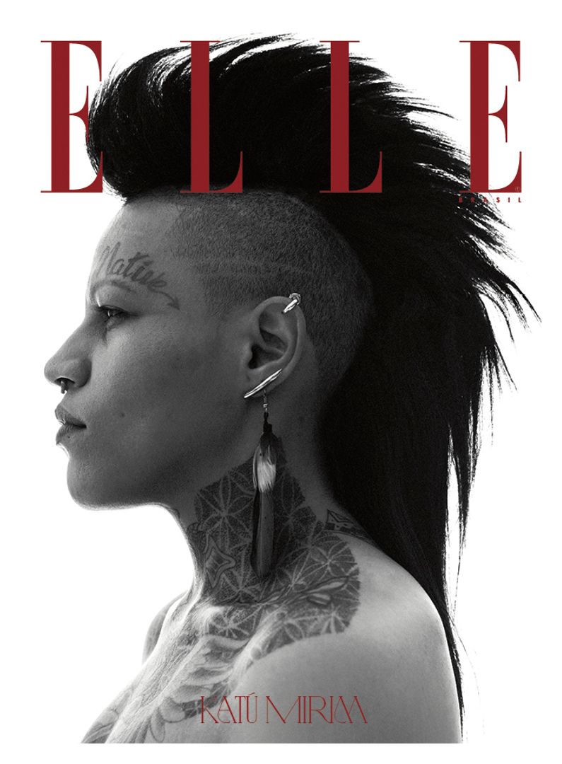 ELLE Brasil Vol. 1 (Set/20) Capa Katú Mirin